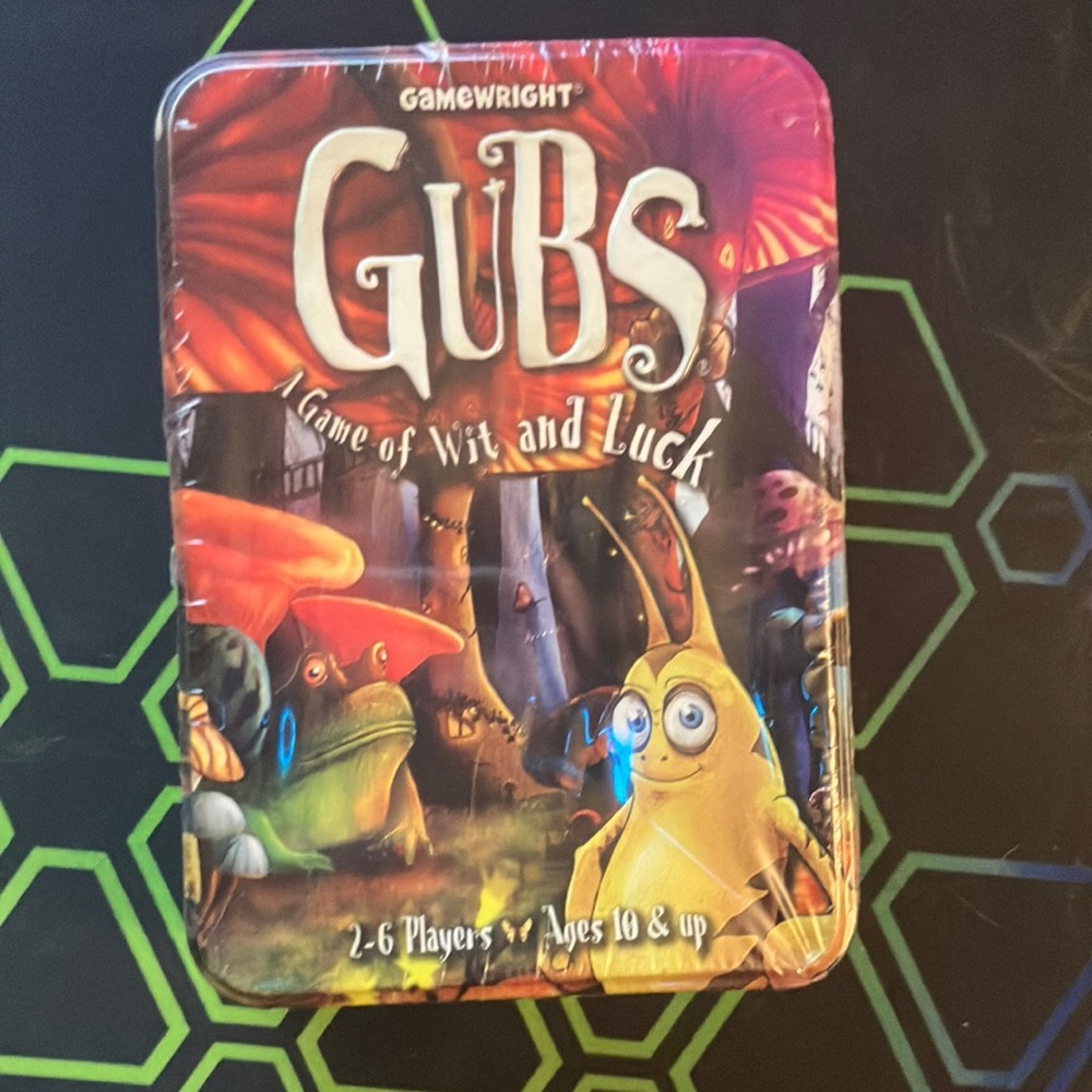 Gubs a game of wit and luck tin new sealed